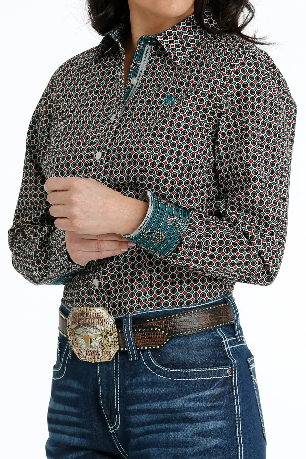 Cinch Women's Button-down Western Multicolor Shirt
